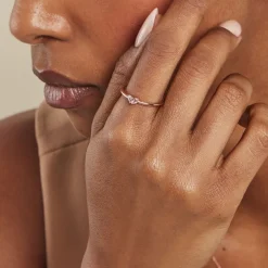 Bague Myhalf Argent Rose Oxyde De Zirconium-Histoire d'Or Best