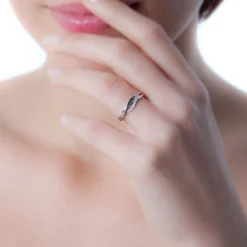 Bague Naciye Or Blanc Diamant-Histoire d'Or Sale