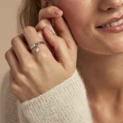 Bague Naomie Argent Blanc-Histoire d'Or