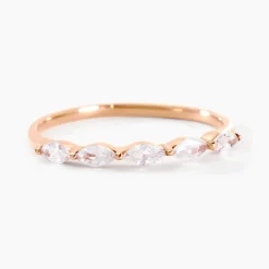 Bague Navette De Zirconium-Histoire d'Or Clearance