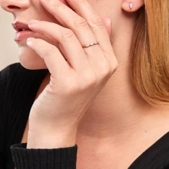 Bague Navette De Zirconium-Histoire d'Or Clearance