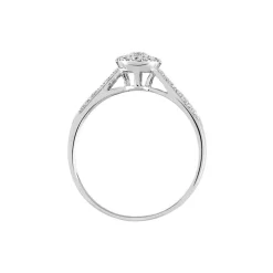 Bague Neptune Or Blanc Diamant-Histoire d'Or