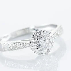 Bague Neptune Or Blanc Diamant-Histoire d'Or