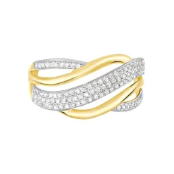 Bague Nila Or Jaune Diamant-Histoire d'Or Outlet