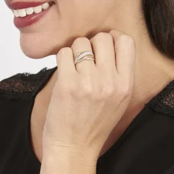 Bague Nila Or Jaune Diamant-Histoire d'Or Outlet