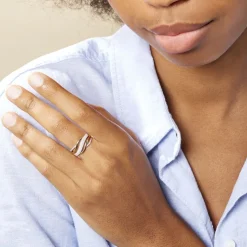 Bague Nila Or Jaune Diamant-Histoire d'Or Outlet