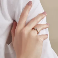 Bague Nila Plaqué Or Jaune Oxyde De Zirconium-Histoire d'Or Discount