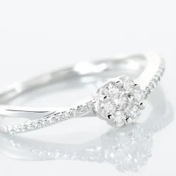 Bague Nusa Or Blanc Diamant-Histoire d'Or Best