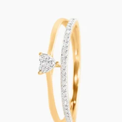 Bague Obadiah Or Jaune Diamant-Histoire d'Or Outlet