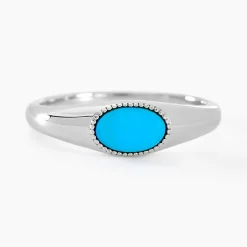 Histoire d'Or Bague Ocean Argent Blanc Turquoise