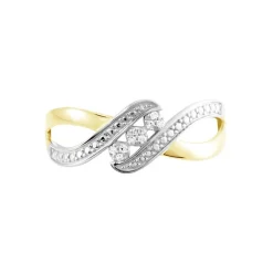 Bague Or Bicolore Aatu Diamants-Histoire d'Or Hot