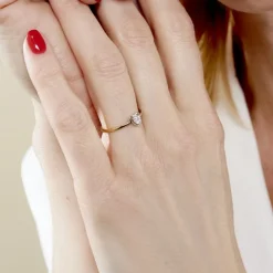 Bague Or Bicolore Goulvena Oxyde De Zirconium-Histoire d'Or Clearance