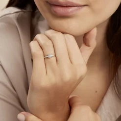 Bague Or Blanc Adeline Diamants-Histoire d'Or New