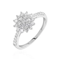 Bague Or Blanc  Chouchana Diamant Synthetique-Histoire d'Or Clearance