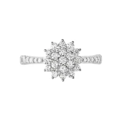 Bague Or Blanc  Chouchana Diamant Synthetique-Histoire d'Or Clearance