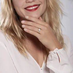 Bague Or Blanc  Chouchana Diamant Synthetique-Histoire d'Or Clearance