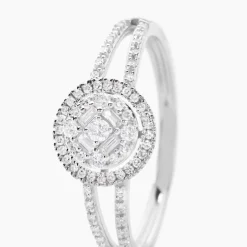 Bague Or Blanc Collection 1986 Diamants-Histoire d'Or Sale