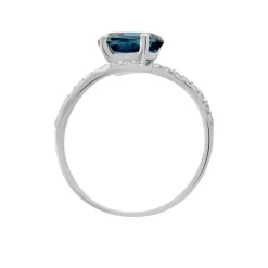 Bague Or Blanc Erwin Topaze Oxydes De Zirconium-Histoire d'Or