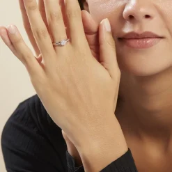 Histoire d'Or Bague Or Blanc Katherina Diamants