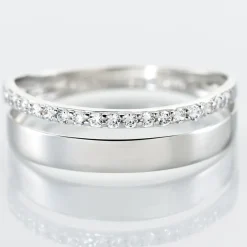 Bague Or Blanc Katiana Oxydes De Zirconium-Histoire d'Or Clearance