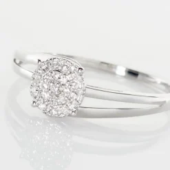 Bague Or Blanc Rosalane Diamants-Histoire d'Or Hot