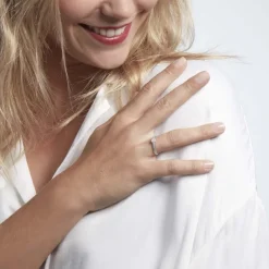 Bague Or Blanc Rosalane Diamants-Histoire d'Or Online