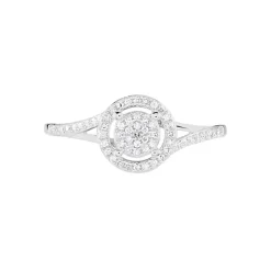 Bague Or Blanc Verna Diamants Cercle-Histoire d'Or Outlet