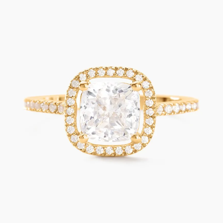 Bague Or Jaune Adrienne Oxydes De Zirconium-Histoire d'Or Discount