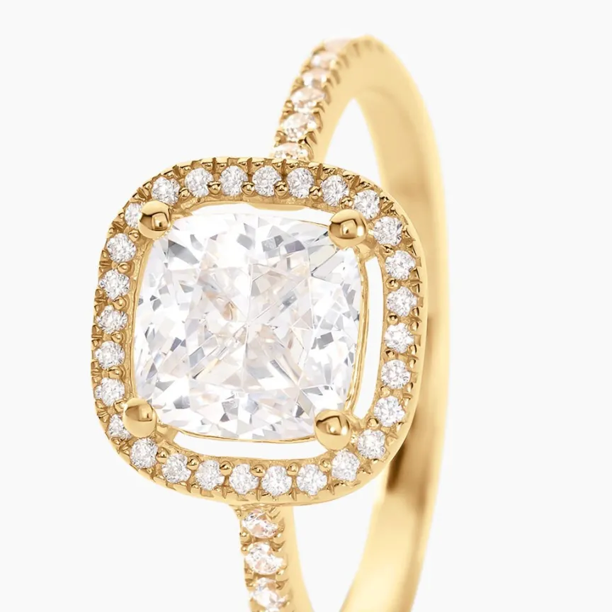 Bague Or Jaune Adrienne Oxydes De Zirconium-Histoire d'Or Discount