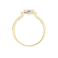Bague Or Jaune Adrienne Oxydes De Zirconium-Histoire d'Or Discount
