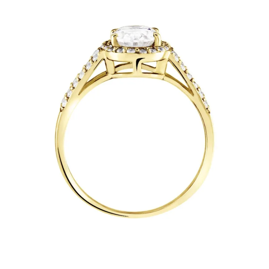 Bague Or Jaune Arjun Oxydes De Zirconium-Histoire d'Or Sale