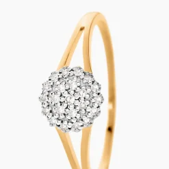Bague Or Jaune Aspasia Diamants-Histoire d'Or New