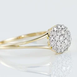 Bague Or Jaune Aspasia Diamants-Histoire d'Or New