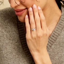 Histoire d'Or Bague Or Jaune Carolina Oxyde De Zirconium