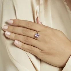 Bague Or Jaune Faraj Amethyste-Histoire d'Or Sale