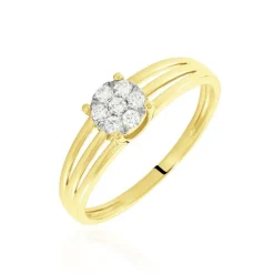Bague Or Jaune Isadore Diamants-ADG Hot