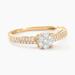 Bague Or Jaune Julia Diamants-Histoire d'Or New