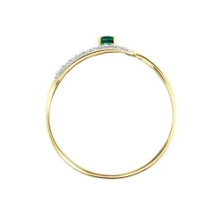 Bague Or Jaune Karmele Emeraude-Histoire d'Or New