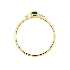 Histoire d'Or Bague Or Jaune Marie Saphir Diamants
