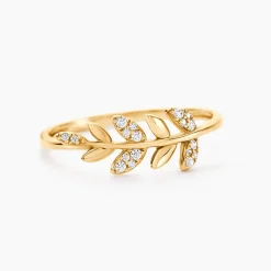 Bague Or Jaune Nahia Oxydes De Zirconium-Histoire d'Or