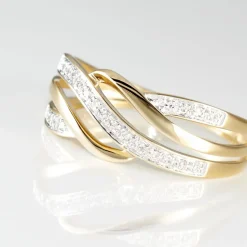 Bague Or Jaune Rodhia Diamants-Histoire d'Or