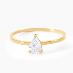 Bague Or Jaune Solitaire Harrietta Oxyde De Zirconium-Histoire d'Or Hot