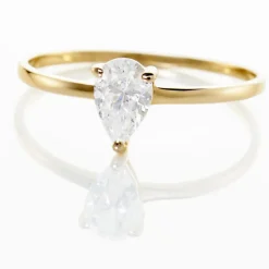 Bague Or Jaune Solitaire Harrietta Oxyde De Zirconium-Histoire d'Or Hot