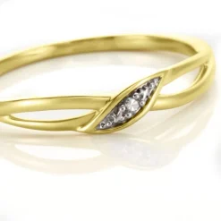 Bague Or Jaune Unora Diamants-Histoire d'Or Hot