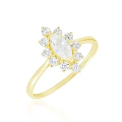 Bague Or Jaune Vladimira Oxyde De Zirconium-Histoire d'Or Best