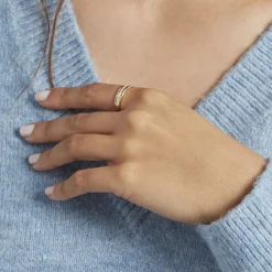 Bague Or Tricolore Vanadis Diamants-Histoire d'Or Sale