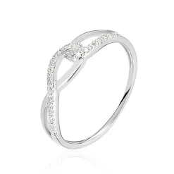 Bague Osanna Or Blanc Diamant-Histoire d'Or Discount
