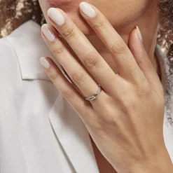 Bague Osanna Or Blanc Diamant-Histoire d'Or Discount