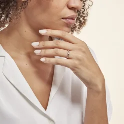 Bague Osanna Or Blanc Diamant-Histoire d'Or Discount