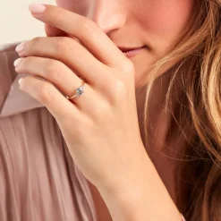 Bague Pansy Or Jaune Topaze Oxyde De Zirconium-Histoire d'Or Discount